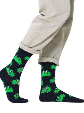 Calcetines Happy Socks Frog Negros Hombre y Mujer