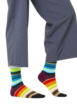 Calcetines Happy Socks Stripes Multicolor Hombre