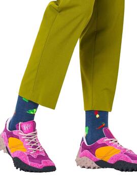 Calcetines Happy Socks Veggie Marino para Hombre