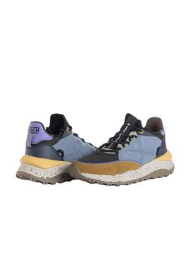 Zapatillas Munich Doro Azul Para Mujer