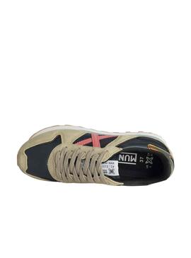 Zapatillas Munich Massana Sky Negro Beige Mujer