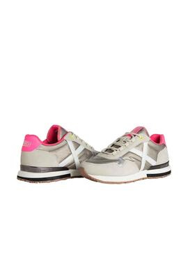Zapatillas Munich Sunset Gris Para Mujer
