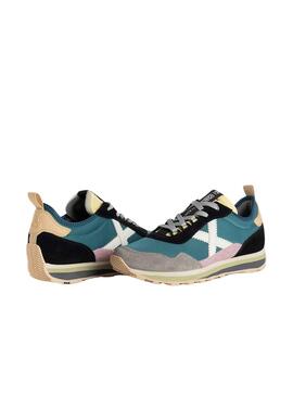 Zapatillas Munich. Modelo UM SKY Verde Para Mujer