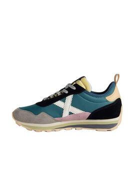 Zapatillas Munich. Modelo UM SKY Verde Para Mujer