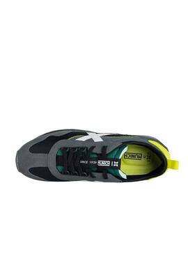 Zapatillas Munich UM 62 Negro Gris Hombre