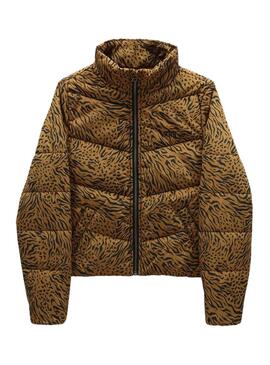 Chaqueta Vans Foundry Puffer Leopardo para Niña