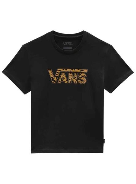 Camiseta shop vans negra
