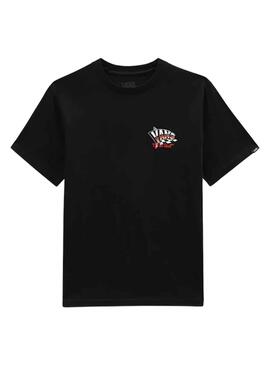 Camiseta Vans Hole Shot Negra para Niño