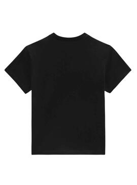 Camiseta Vans Checker Circle Negra para Niño 