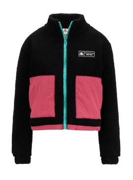 Chaqueta Kappa Mia Tech Negra para Mujer
