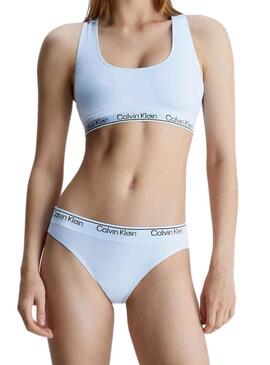 Braga Calvin Klein Bikini Blanca para Mujer