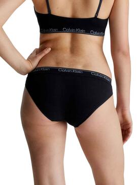 Braga Calvin Klein Bikini Negra para Mujer