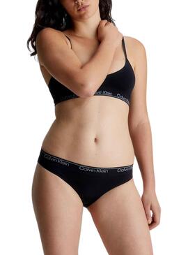 Braga Calvin Klein Bikini Negra para Mujer