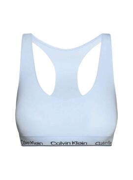 Sujetador Calvin Klein Racerback Blanco para Mujer