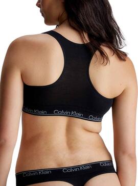 Sujetador Calvin Klein Racerback Negro para Mujer