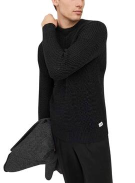 Jersey Jack and Jones Standford Knit Negro Hombre