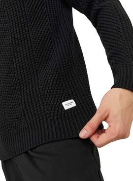 Jersey Jack and Jones Standford Knit Negro Hombre