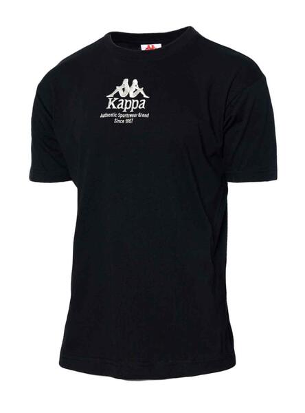 Camiseta kappa negra hombre clearance
