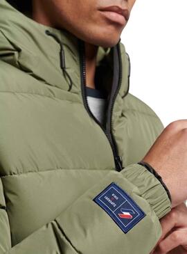 Chaqueta Superdry Sports Puffer Verde para Hombre