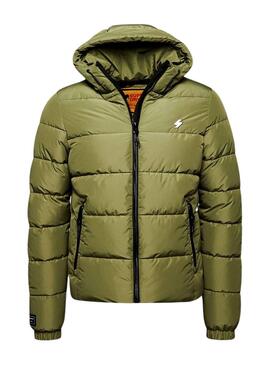 Chaqueta Superdry Sports Puffer Verde para Hombre