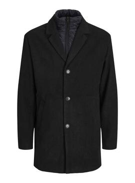 Abrigo Jack and Jones Zac Lana Negro para Hombre