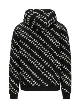 Sudadera Kappa Fancy Organic Negra para Hombre