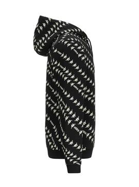 Sudadera Kappa Fancy Organic Negra para Hombre