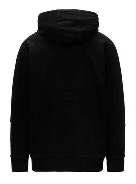 Sudadera Kappa Giano Organic Negra para Hombre