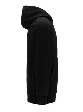 Sudadera Kappa Giano Organic Negra para Hombre