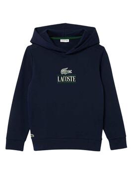 Sudadera Lacoste Bandera 3D Marino para Kids