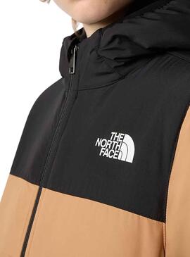 Chaqueta The North Face Synth Beige y Negra Niño