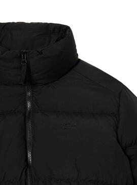 Cazadora Lacoste Plegable Negro Para Mujer