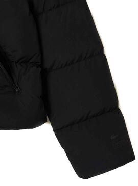 Cazadora Lacoste Plegable Negro Para Mujer