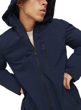 Parka Jack And Jones Payne Marino Para Hombre