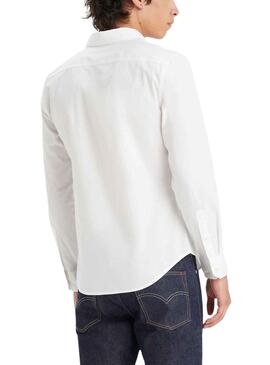 Camisa Levis Battery Housemark Blanco Para Hombre