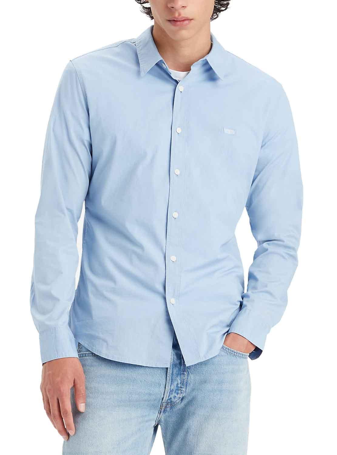 Camisa Levis Battery Housemark Azul Para Hombre