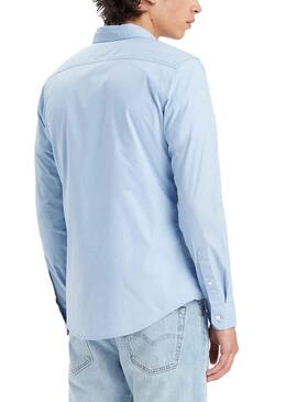 Camisa Levis Battery Housemark Azul Para Hombre