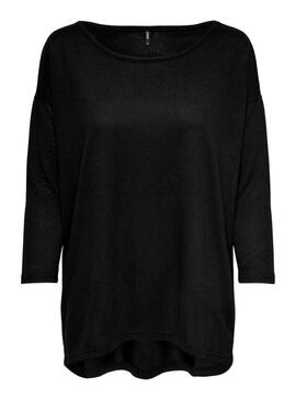 Camiseta Only Elecos 4/5 Negro para Mujer