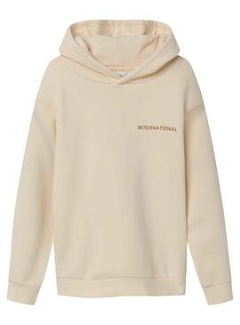 Sudadera Name It Rastole Beige Para Niño