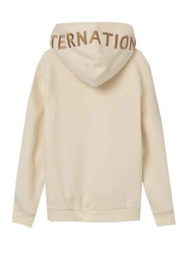 Sudadera Name It Rastole Beige Para Niño