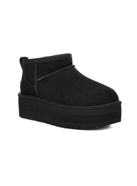 Botas UGG Classic Ultra Mini Plataforma Negro