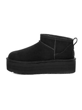 Botas UGG Classic Ultra Mini Plataforma Negro