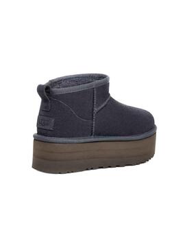 Botas Ugg Classic Ultra Mini Plataforma Marino 