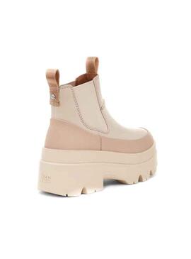 Botas UGG Chelsea Brisbane Beige para Mujer