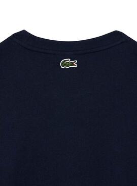 Camiseta Lacoste Monograma Marino para Hombre