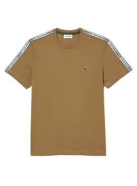 Camiseta Lacoste Tee Shirt Marrón para Hombre