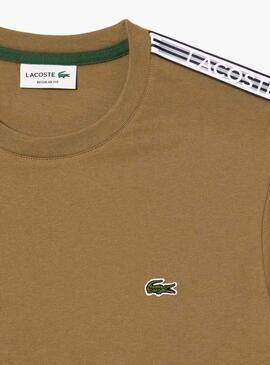 Camiseta Lacoste Tee Shirt Marrón para Hombre