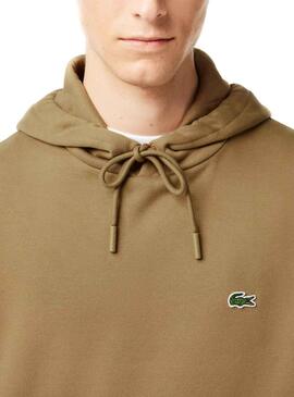 Sudadera Lacoste Classic Fit Marrón para Hombre