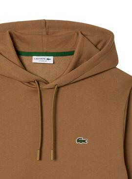 Sudadera Lacoste Classic Fit Marrón para Hombre