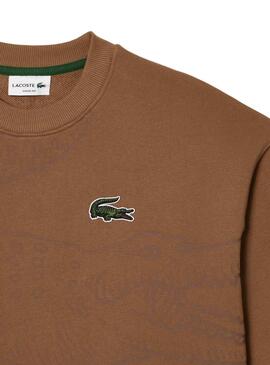 Sudadera Lacoste Jogger Loose Fit Marrón Hombre